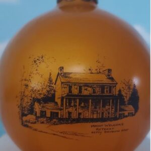 Mt. Welcome Retreat  Decorative Ornament